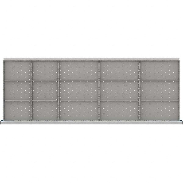 LISTA - 15-Compartment Drawer Divider Layout for 3.15" High Drawers - Benchmark Tooling
