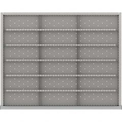 LISTA - 18-Compartment Drawer Divider Layout for 3.15" High Drawers - Benchmark Tooling