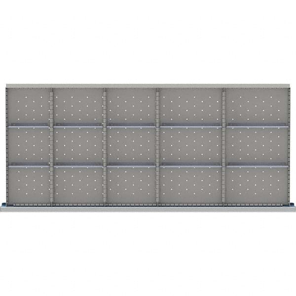 LISTA - 15-Compartment Drawer Divider Layout for 3.15" High Drawers - Benchmark Tooling