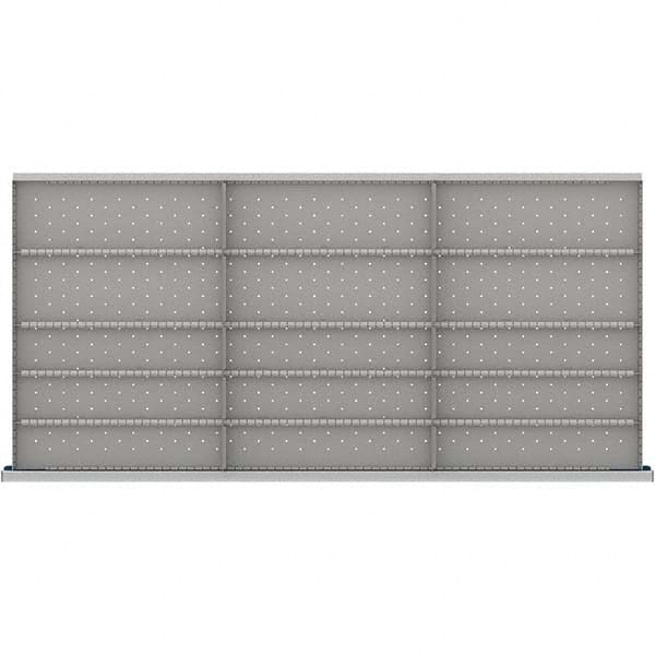 LISTA - 15-Compartment Drawer Divider Layout for 3.15" High Drawers - Benchmark Tooling