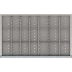 LISTA - 21-Compartment Drawer Divider Layout for 3.15" High Drawers - Benchmark Tooling