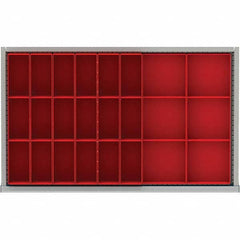LISTA - 24-Compartment Drawer Divider Layout for 3.15" High Drawers - Benchmark Tooling