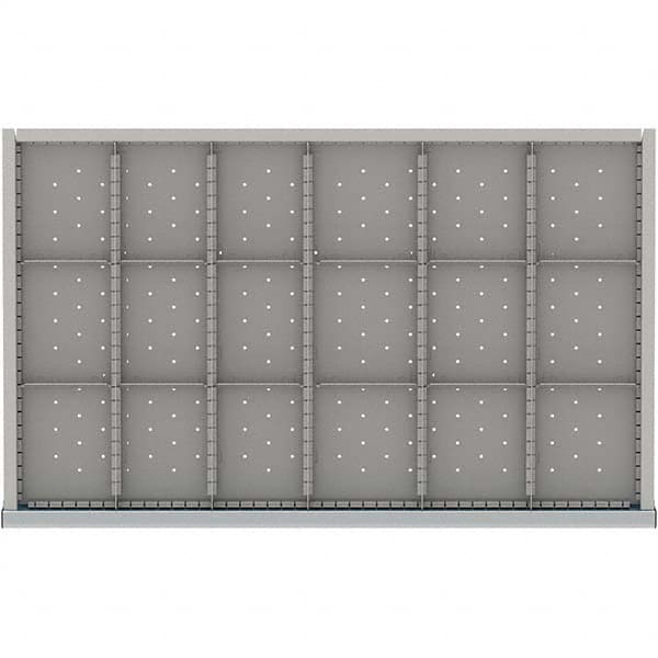 LISTA - 18-Compartment Drawer Divider Layout for 3.15" High Drawers - Benchmark Tooling