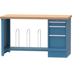 LISTA - Stationary Work Benches, Tables Type: Packaging Table Top Material: Butcher Block - Benchmark Tooling