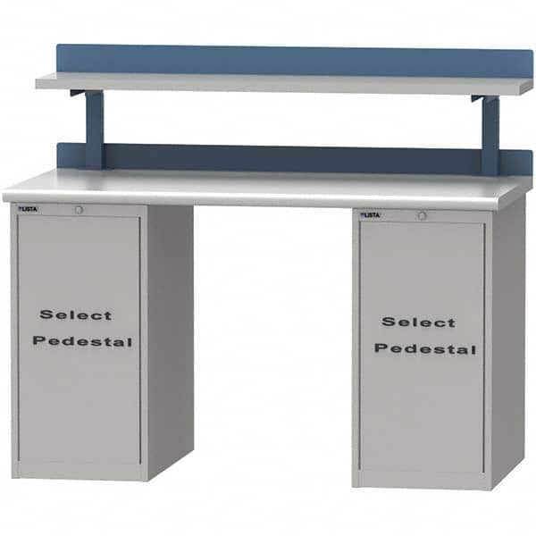 LISTA - Stationary Work Benches, Tables Type: Workstation Top Material: Plastic Laminate - Benchmark Tooling