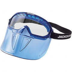 Jackson Safety - Size Universal Clear Polycarbonate Anti-Fog Goggles with Face Shield - Benchmark Tooling