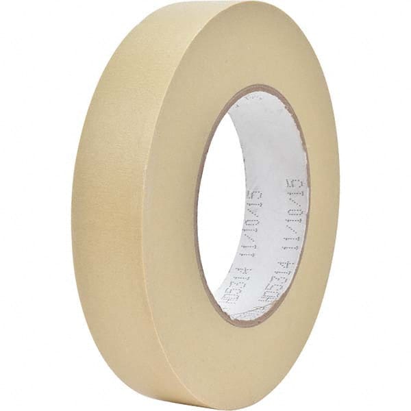 3M - 3" Wide x 60 Yd Long x 7.3 mil Tan Crepe Paper Masking Tape - Benchmark Tooling