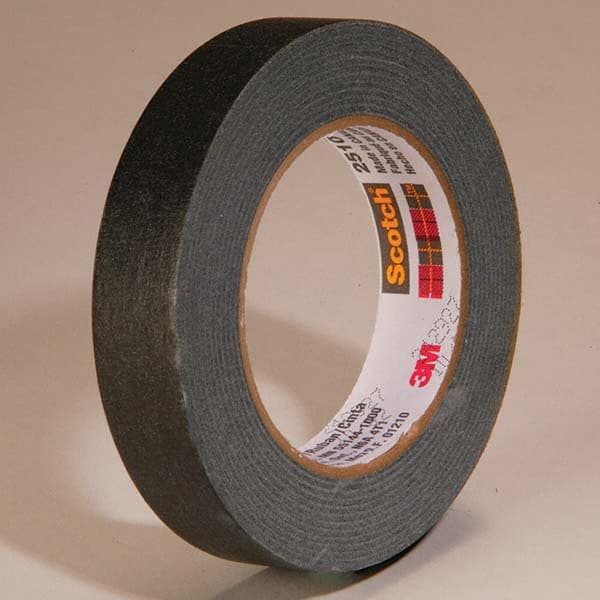 3M - 36mm Wide x 55 m x 5.6 mil Black Crepe Paper Masking Tape - Benchmark Tooling