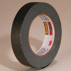 3M - 24mm Wide x 55 m x 5.6 mil Black Crepe Paper Masking Tape - Benchmark Tooling