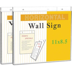 UNIVERSAL - Sign Holders & Frames Type: Wall Mount Sign Holder Sign Height Compatibility (Inch): 8-1/2 - Benchmark Tooling