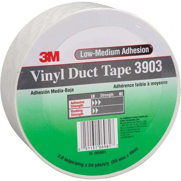 3M - 50 Yd x 49" x 6.5 mil Yellow Vinyl Duct Tape - Benchmark Tooling