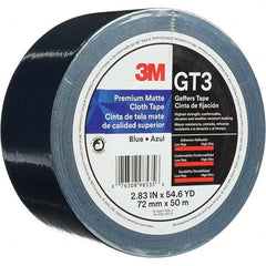 3M - 50m x 72mm x 11 mil Blue Cotton Cloth Gaffers Tape - Benchmark Tooling