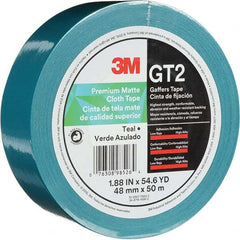 3M - 50m x 48mm x 11 mil Teal Cotton Cloth Gaffers Tape - Benchmark Tooling