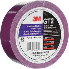 3M - 50m x 48mm x 11 mil Purple Cotton Cloth Gaffers Tape - Benchmark Tooling