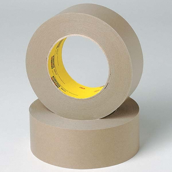 3M - 144mm Wide x 55 m x 6.5 mil Medium Brown Crepe Paper Masking Tape - Benchmark Tooling