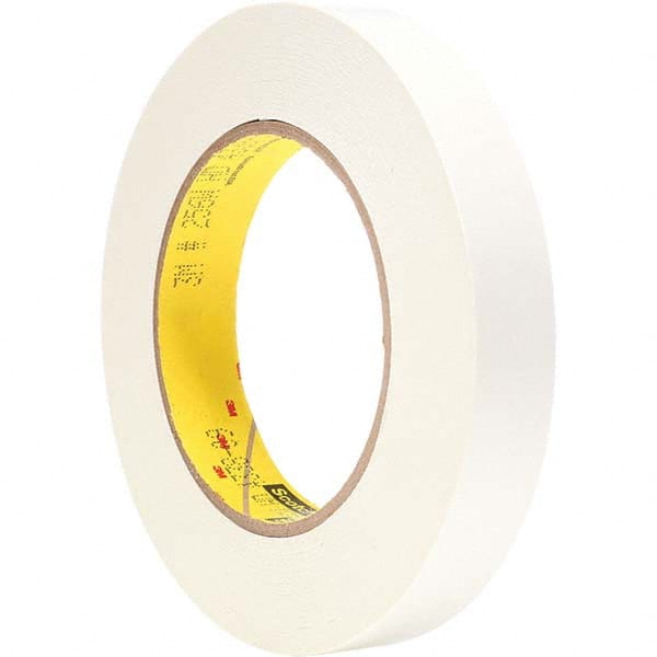 3M - 3/4" Wide x 60 Yd Long x 6.7 mil White Paper Masking Tape - Benchmark Tooling