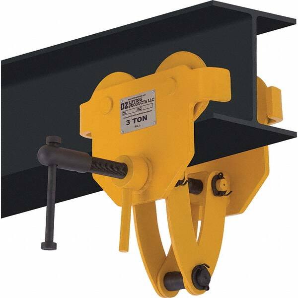 OZ Lifting Products - Trolleys Type: Quick Install Manual Trolley Load Capacity (Lb.): 6,000.000 - Benchmark Tooling