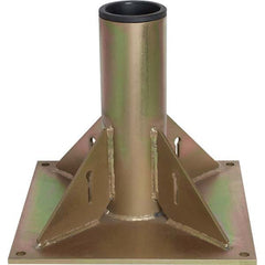 OZ Lifting Products - Davit Crane Bases Base Type: Pedestal Base Finish/Coating: Zinc Plated - Benchmark Tooling