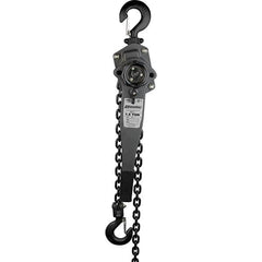 OZ Lifting Products - 3,000 Lb Capacity, 15' Lift Height, Chain Manual Lever Hoist - Benchmark Tooling