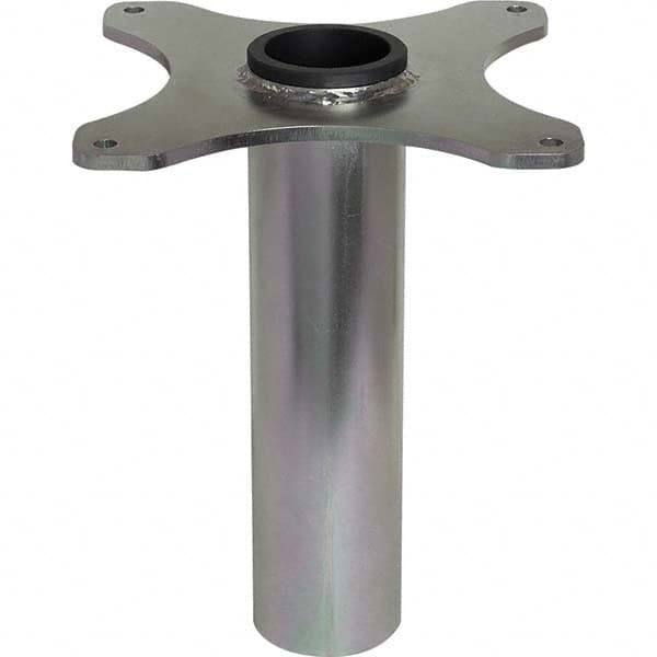 OZ Lifting Products - Davit Crane Bases Base Type: Socket Base Finish/Coating: Zinc Plated - Benchmark Tooling