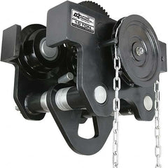 OZ Lifting Products - Trolleys Type: Geared Beam Trolley Load Capacity (Lb.): 20,000.000 - Benchmark Tooling