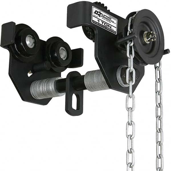 OZ Lifting Products - Trolleys Type: Geared Beam Trolley Load Capacity (Lb.): 2,000.000 - Benchmark Tooling
