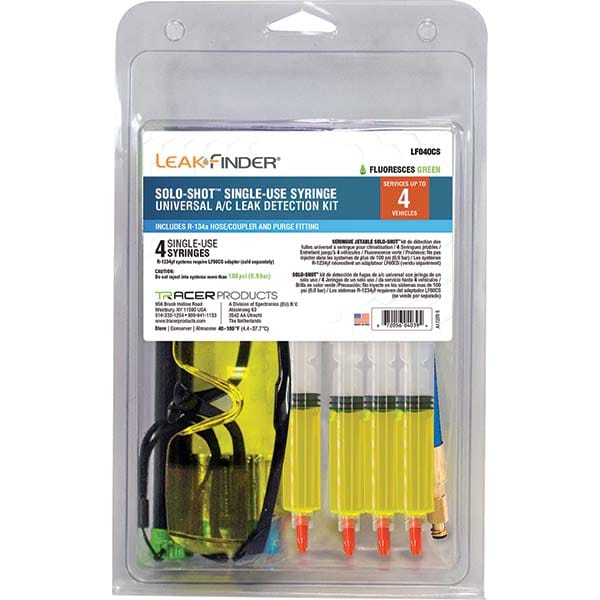 Leak Finder - Automotive Leak Detection Kits Type: A/C Dye Injection Kit Applications: A/C Systems - Benchmark Tooling