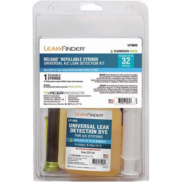 Leak Finder - Automotive Leak Detection Kits Type: A/C Dye Injection Kit Applications: A/C Systems - Benchmark Tooling