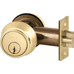 Schlage - Deadbolts Type: Deadlocking Latch Door Thickness Range: 1-1/2-1-3/4 - Benchmark Tooling