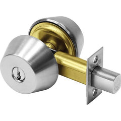 Sargent - Deadbolts Type: One-Way Deadbolt Door Thickness Range: 1-3/8-1-3/4 - Benchmark Tooling