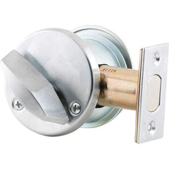 Schlage - Deadbolts Type: Single Cylinder Door Thickness Range: 1-5/8-2 - Benchmark Tooling