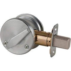 Schlage - Deadbolts Type: Single Cylinder Door Thickness Range: 1-5/8-2 - Benchmark Tooling