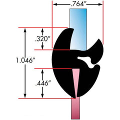 Fairchild Industries - Automotive Replacement Parts; Type: Self-Sealing Weatherstrip ; Application: Two Piece Rubber Glass Sealing Weatherstrip for Windshields With Rubber Locking Strip Included, , 25 Ft., Each - Exact Industrial Supply