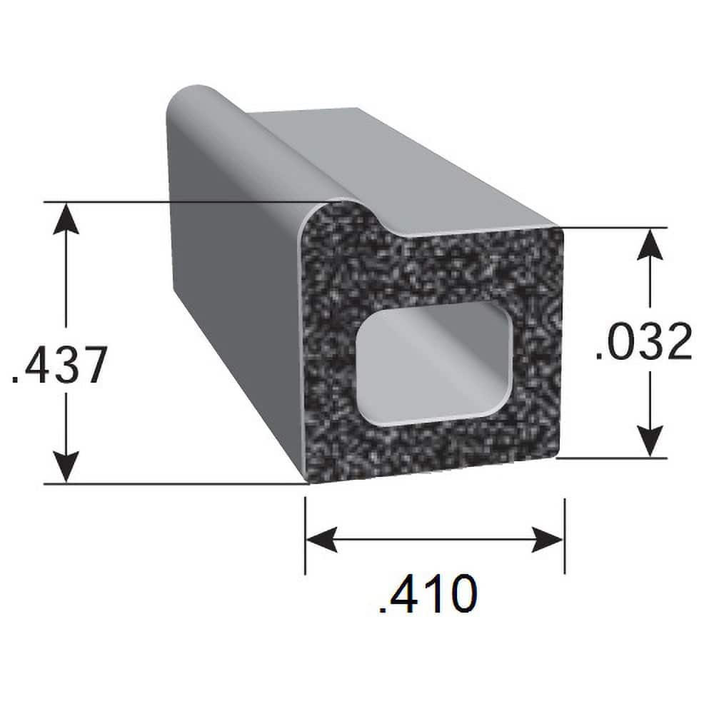 Fairchild Industries - Automotive Replacement Parts; Type: Rubber Seal ; Application: EPDM Sponge rubber seal with PSA Tape - Exact Industrial Supply