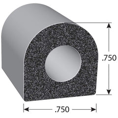 Fairchild Industries - Automotive Replacement Parts; Type: Rubber Seal ; Application: EPDM Sponge rubber seal with PSA Tape - Exact Industrial Supply