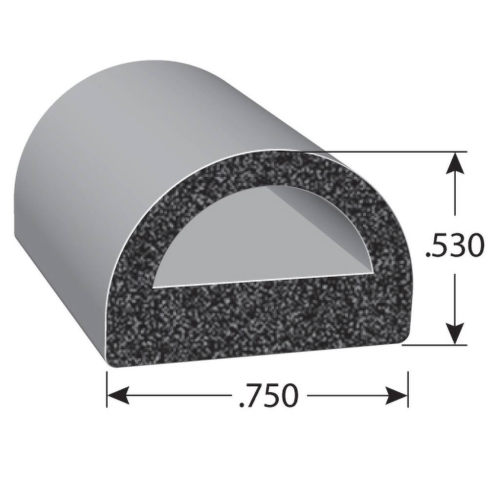 Fairchild Industries - Automotive Replacement Parts; Type: Rubber Seal ; Application: EPDM Sponge rubber seal with PSA Tape - Exact Industrial Supply