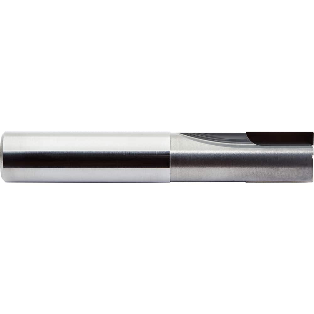 M.A. Ford - Corner Radius & Corner Chamfer End Mills; Mill Diameter (Inch): 3/8 ; Mill Diameter (Decimal Inch): 0.3750 ; End Type: Corner Chamfer ; Chamfer Width (Decimal Inch): 0.0100 ; Number of Flutes: 2 ; Material: PCD - Exact Industrial Supply