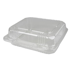 Durable Packaging - Food Containers; Type: Hinged Container ; Shape: Square ; Volume Range: 64 oz. - Exact Industrial Supply