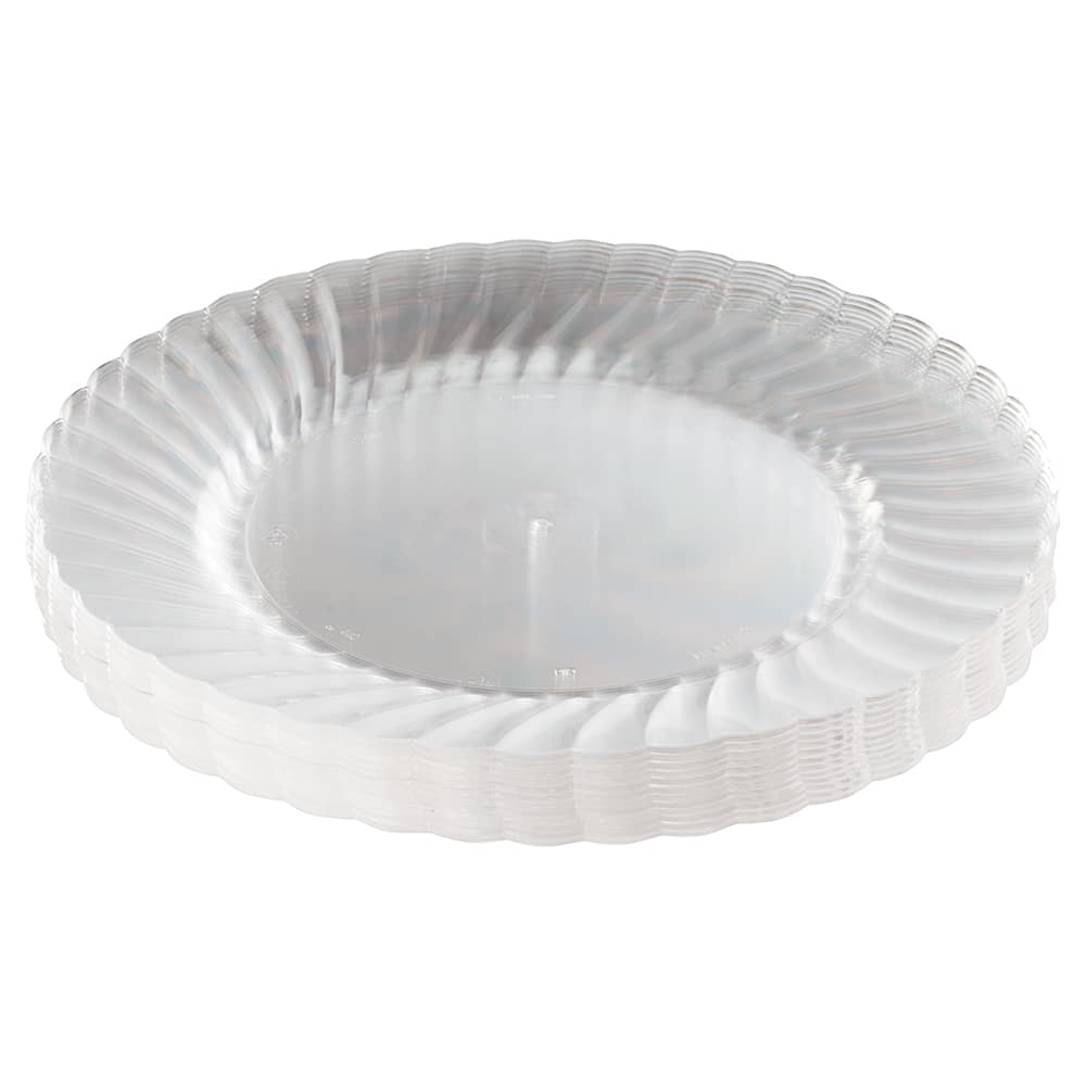 WNA - Paper & Plastic Cups, Plates, Bowls & Utensils; Breakroom Accessory Type: Plates ; Breakroom Accessory Description: Dinnerware-Plate; Plastic ; Color: Clear - Exact Industrial Supply