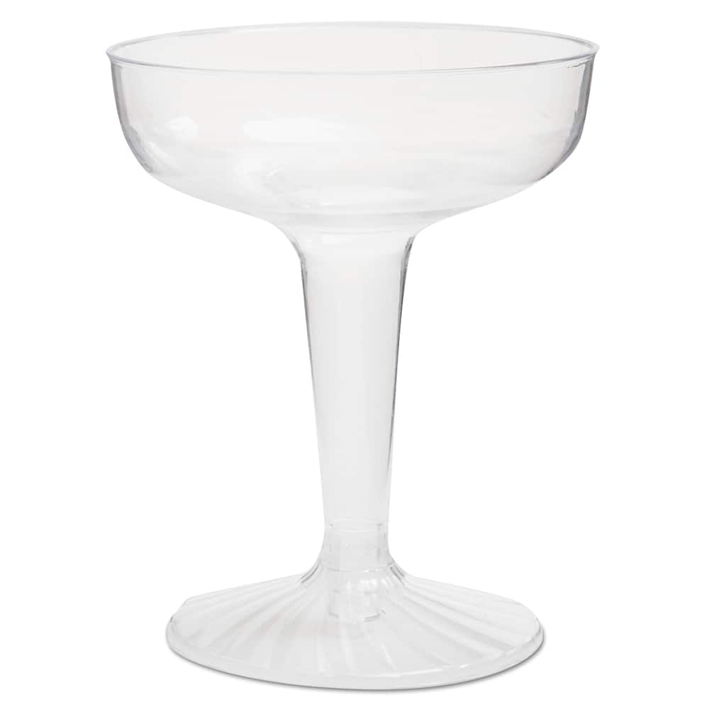 WNA - Paper & Plastic Cups, Plates, Bowls & Utensils; Breakroom Accessory Type: Plastic Cold Cups ; Breakroom Accessory Description: Cups-Plastic Barware; Champagne ; Color: Clear - Exact Industrial Supply