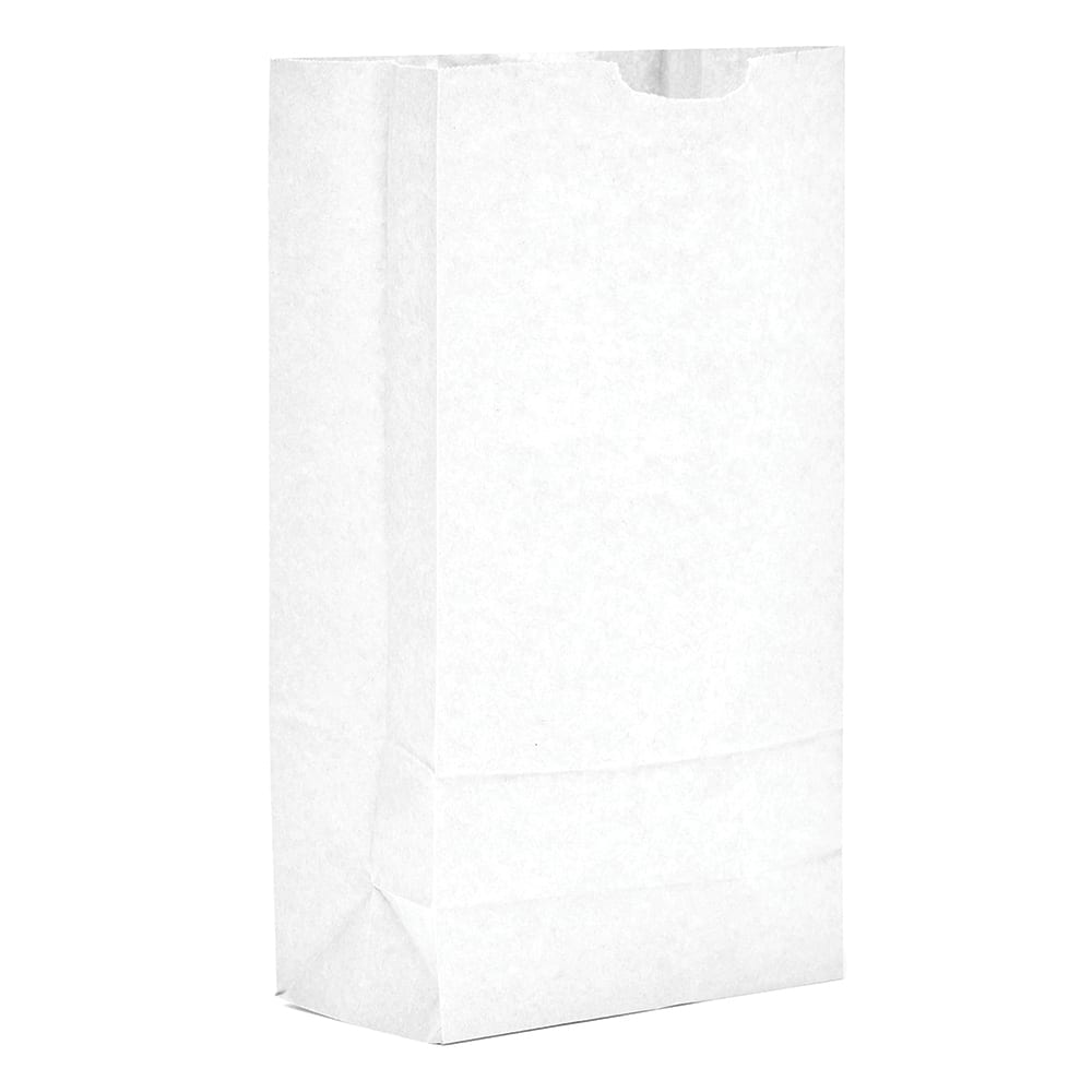 GEN - Paper Bags; Type: Grocery Bag ; Color: White ; Size: 6.31 in W x 4.19 in D x 13.38 in H ; Material: Paper - Exact Industrial Supply