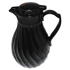 Hormel - Coffee, Tea & Accessories; Breakroom Accessory Type: Carafe ; Breakroom Accessory Description: Thermos/Carafe-Thermal Carafe ; Color: Black - Exact Industrial Supply