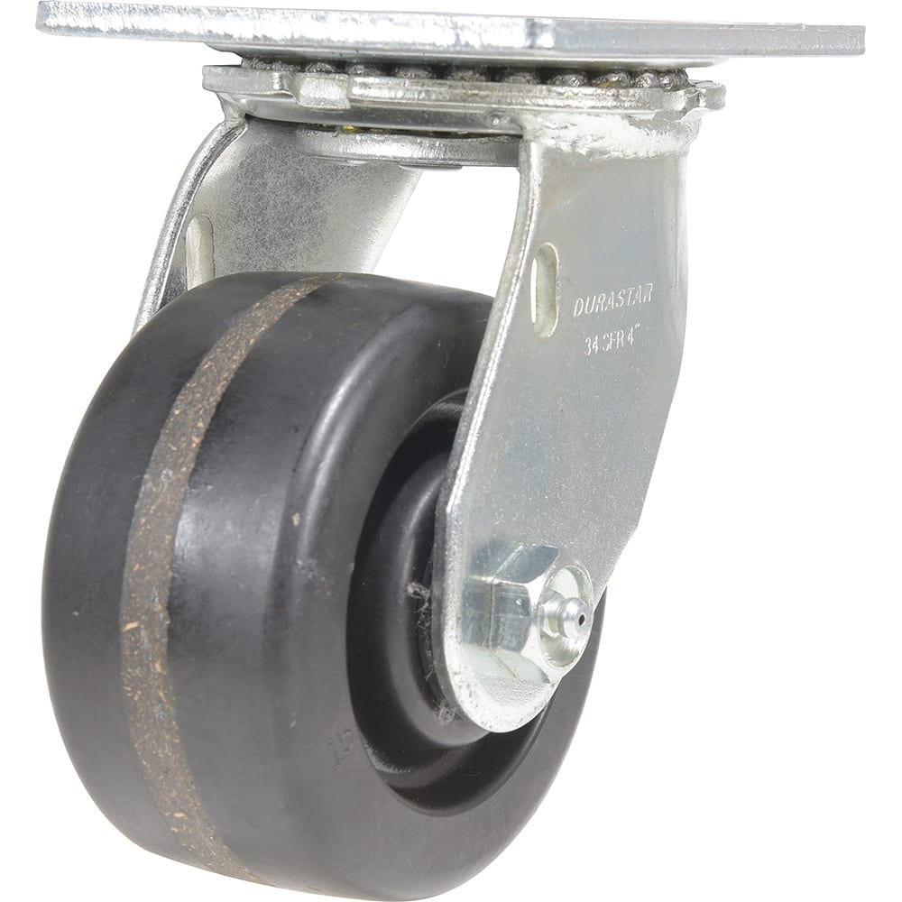 Vestil - Standard Casters; Mount: With Holes ; Style: Swivel ; Wheel Diameter: 4 (Inch); Wheel Width: 2 (Inch); Overall Height (Inch): 5-1/2 ; Load Capacity (Lb.): 800.000 - Exact Industrial Supply