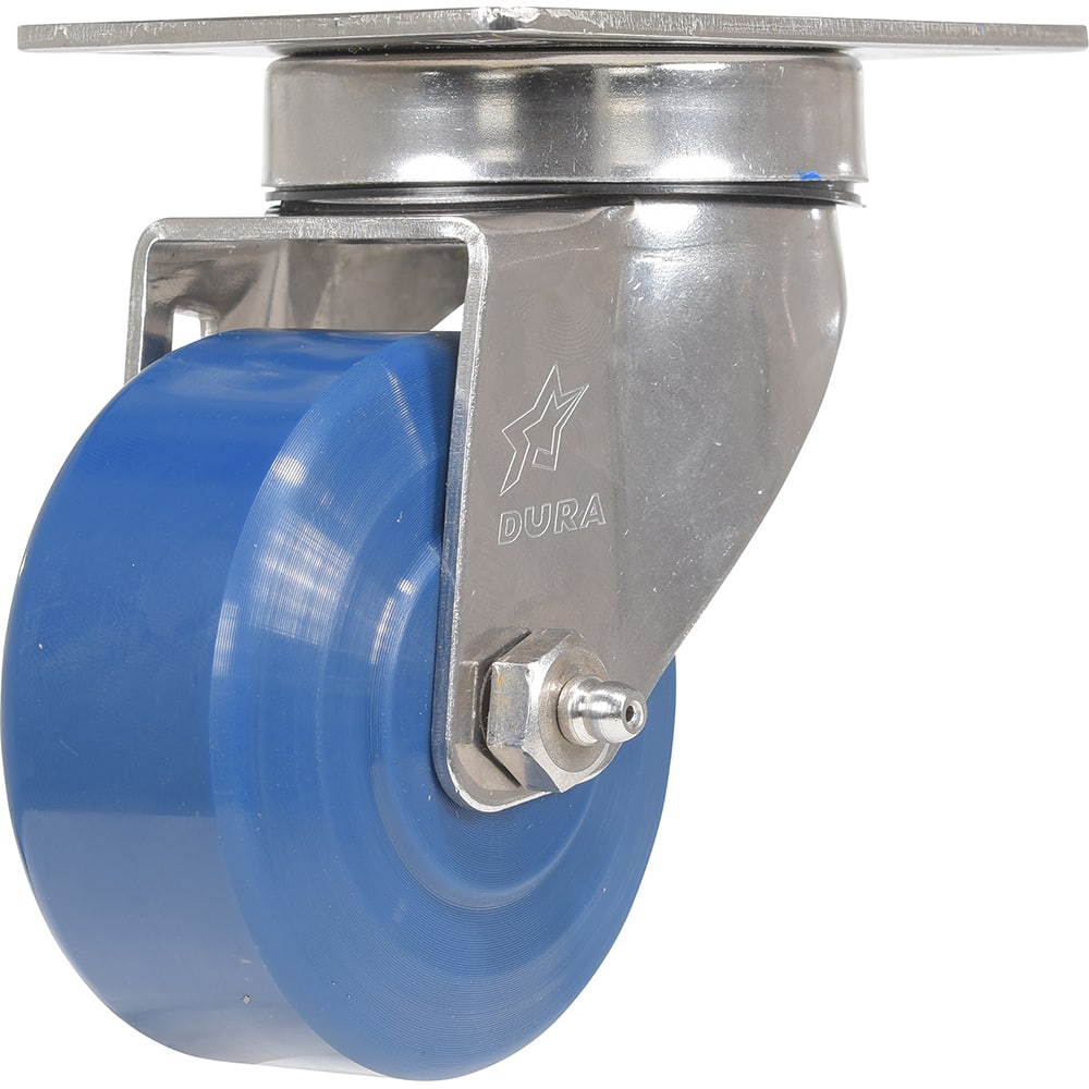 Vestil - Standard Casters; Mount: With Holes ; Style: Swivel ; Wheel Diameter: 3 (Inch); Wheel Width: 1-1/4 (Inch); Overall Height (Inch): 4-3/8 ; Load Capacity (Lb.): 300.000 - Exact Industrial Supply