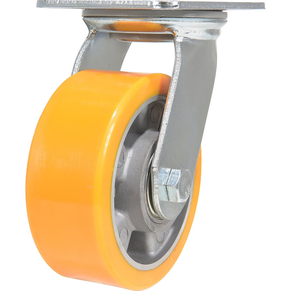 Vestil - Standard Casters; Mount: With Holes ; Style: Swivel ; Wheel Diameter: 5 (Inch); Wheel Width: 2 (Inch); Overall Height (Inch): 6-1/2 ; Load Capacity (Lb.): 990.000