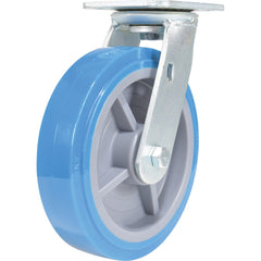 Vestil - Standard Casters; Mount: With Holes ; Style: Swivel ; Wheel Diameter: 8 (Inch); Wheel Width: 2 (Inch); Overall Height (Inch): 9-9/16 ; Load Capacity (Lb.): 925.000 - Exact Industrial Supply