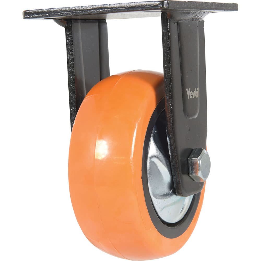 Vestil - Standard Casters; Mount: With Holes ; Style: Rigid ; Wheel Diameter: 5 (Inch); Wheel Width: 2 (Inch); Overall Height (Inch): 6-1/2 ; Load Capacity (Lb.): 639.000 - Exact Industrial Supply