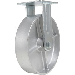 Vestil - Standard Casters; Mount: With Holes ; Style: Rigid ; Wheel Diameter: 8 (Inch); Wheel Width: 2 (Inch); Overall Height (Inch): 9-1/2 ; Load Capacity (Lb.): 1760.000 - Exact Industrial Supply