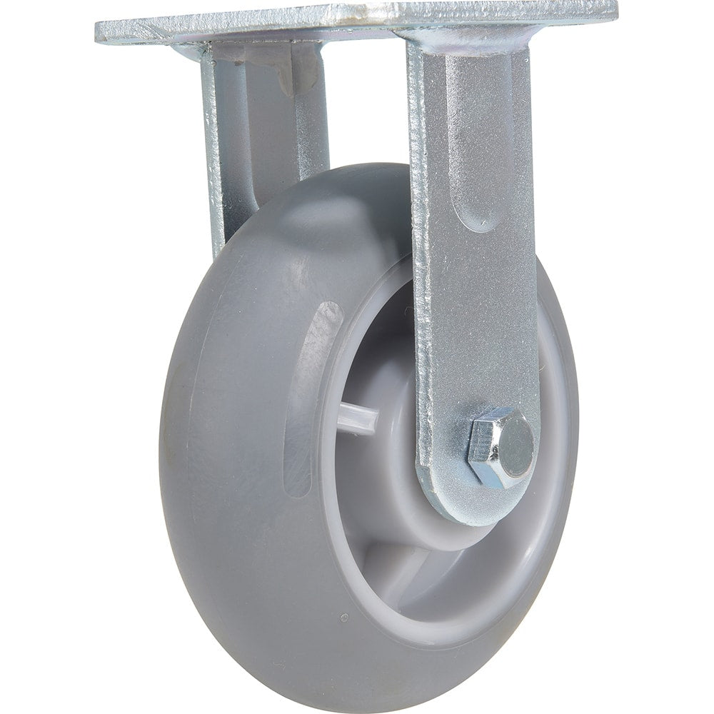 Vestil - Standard Casters; Mount: With Holes ; Style: Rigid ; Wheel Diameter: 6 (Inch); Wheel Width: 2 (Inch); Overall Height (Inch): 7-1/2 ; Load Capacity (Lb.): 639.000 - Exact Industrial Supply