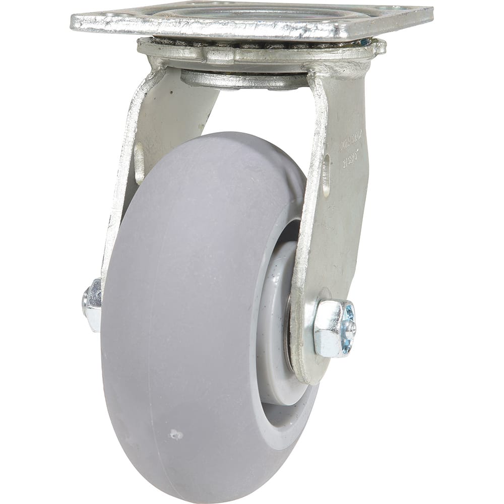 Vestil - Standard Casters; Mount: With Holes ; Style: Swivel ; Wheel Diameter: 5 (Inch); Wheel Width: 2 (Inch); Overall Height (Inch): 6-1/2 ; Load Capacity (Lb.): 500.000 - Exact Industrial Supply